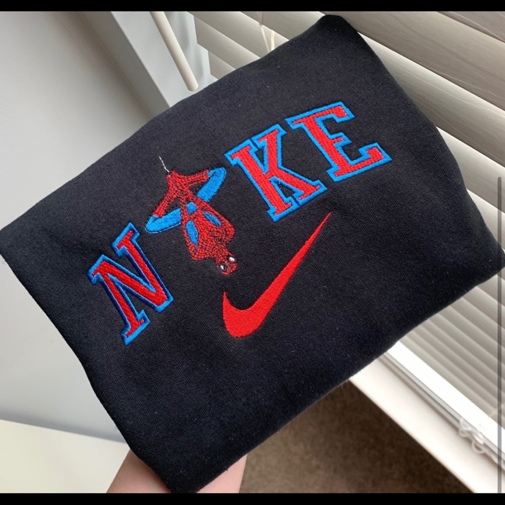 Spider-Man Nike Crewneck Sweatshirt Black